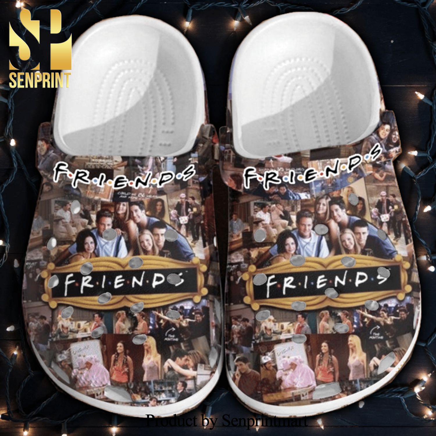 Friends Tv Series Street Style Crocband Crocs