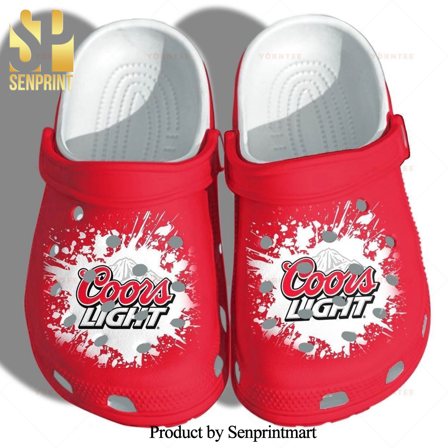 Funny Coors Light Cool Gift For Lover Rubber Crocs Crocband In Unisex Adult Shoes