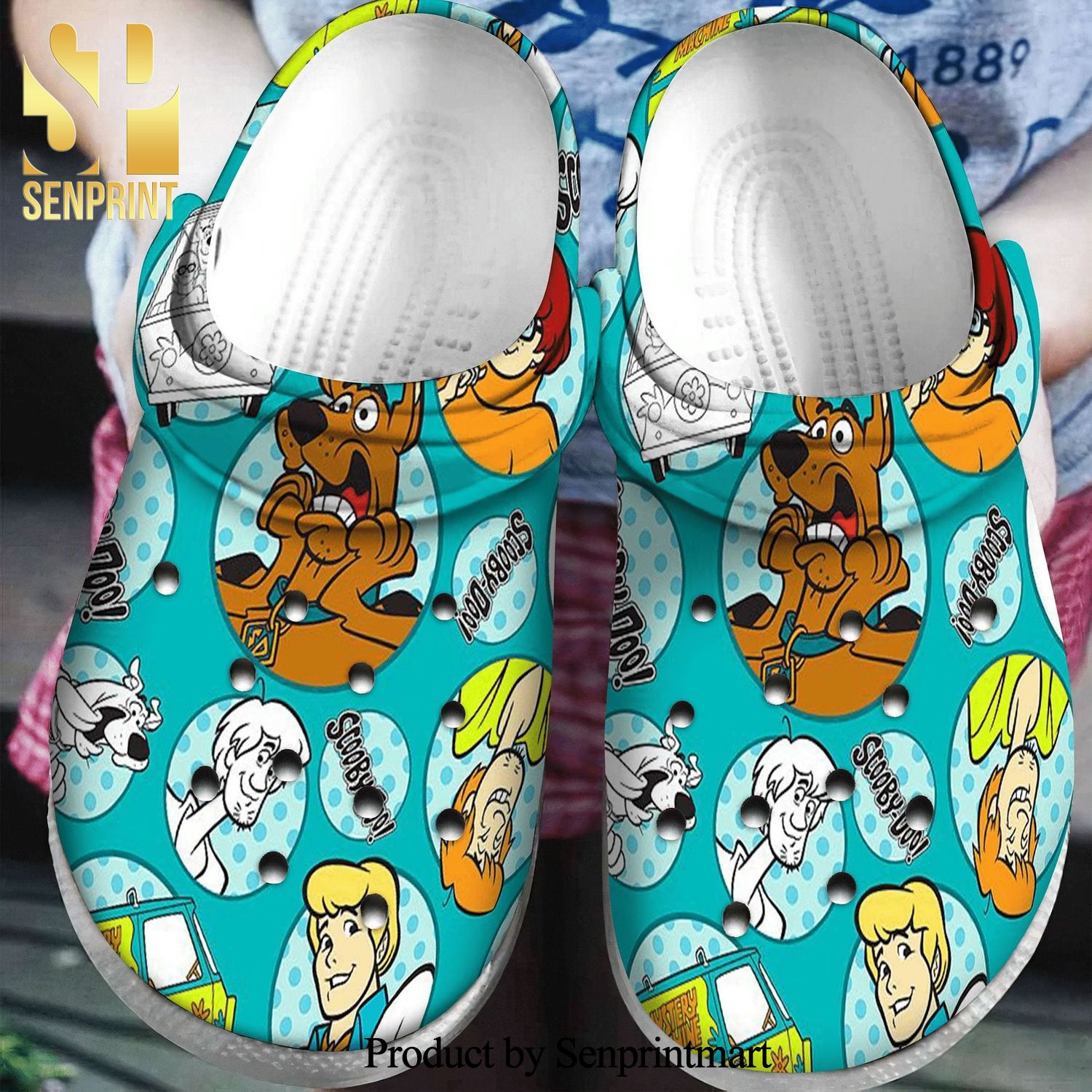 Funny Scooby-Doo Full Printed Crocs Crocband Clog