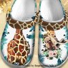 Giraffe Happy Giraffe Family Gift For Lover All Over Printed Crocs Shoes