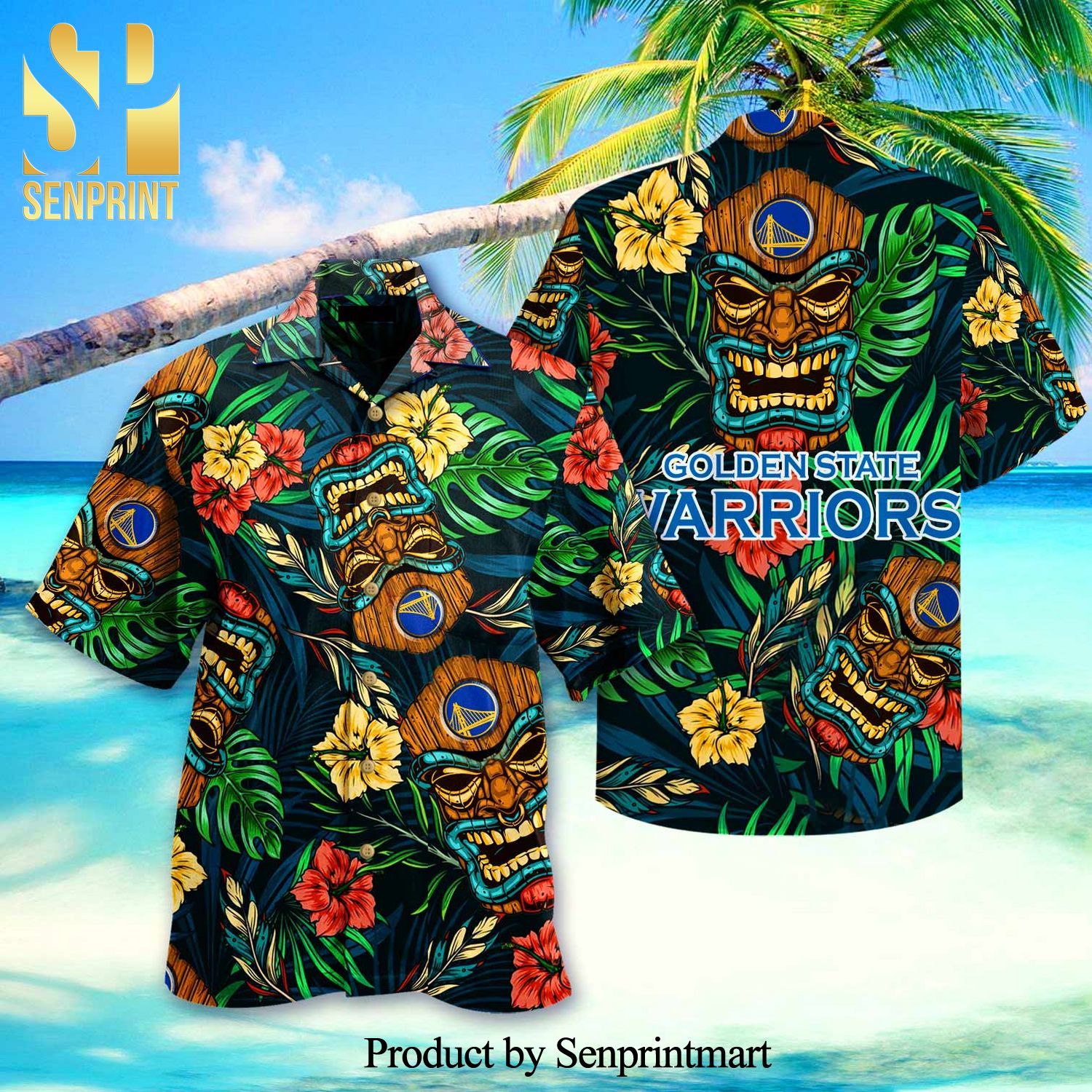 Golden State Warriors MLB For Fans 3D Hawaiian Shirt