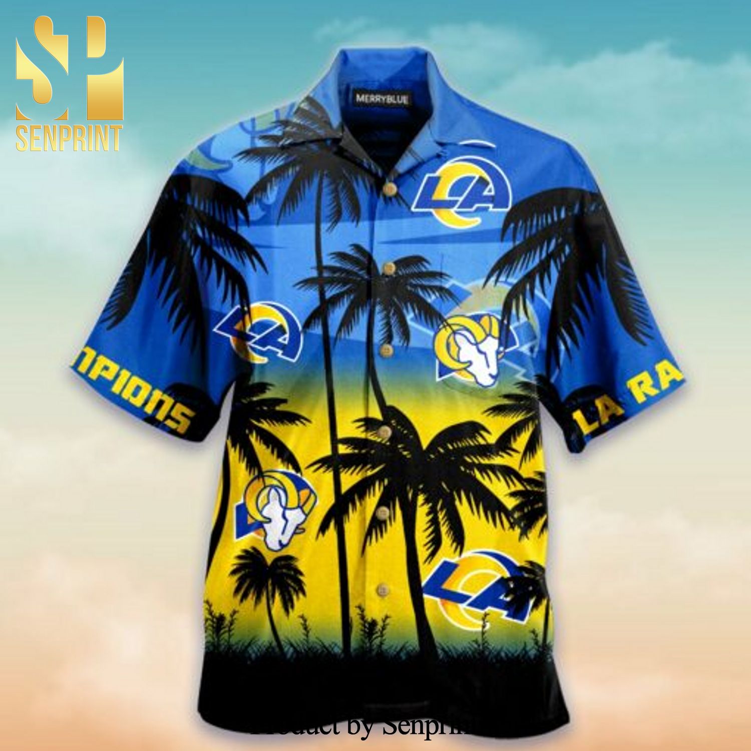 Los Angeles Rams Super Bowl Champion For Fans Hawaiian Shirt