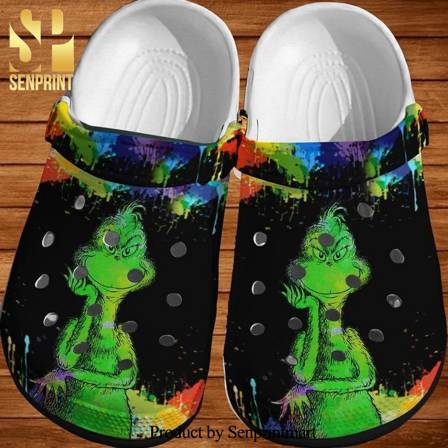 Grinch Crocs Grinch Clog Grinch Crocband New Outfit Crocs Shoes