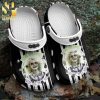 Halloween Black Ghost Pumpkins Rubber Crocs Sandals