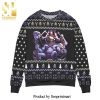 Skeleton Merry Creepmas Knitted Ugly Christmas Sweater