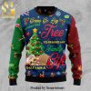 Sloth Hiking Team We Will Get There When We Get There Knitted Ugly Christmas Sweater