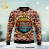 Sloth Ho Ho Ho Knitted Ugly Christmas Sweater