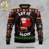 Sloth Lover Knitted Ugly Christmas Sweater