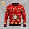 Sloth Mode Activated Knitted Ugly Christmas Sweater