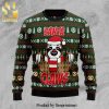 Sloth Slow Down Knitted Ugly Christmas Sweater