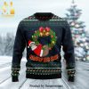 Sloth Tis The Season To Be Lazy Knitted Ugly Christmas Sweater