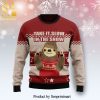 Slothy Christmas Sloth Tree Knitted Ugly Christmas Sweater