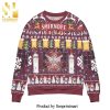 Smirnoff Vodka Wine Knitted Ugly Christmas Sweater