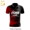 STORM ACE Bowling Jersey Full Printing Polo Shirt