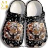 Hippie Butterfly Watercolor Gift For Lover Rubber Crocs Sandals