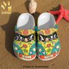 Hippie Cat Vans Bus Gift For Lover Full Printing Crocs Unisex Crocband Clogs