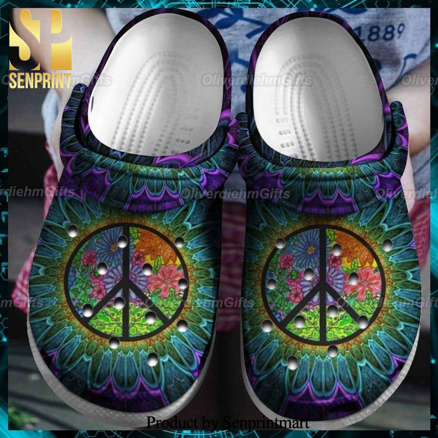 Hippie Crocs Crocband New Outfit Crocs Sandals