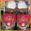 Hippie Cat Vans Bus Gift For Lover Full Printing Crocs Unisex Crocband Clogs