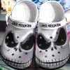 Horror Jack Skellington Face Crocband Clogs Full Printed Crocs Unisex Crocband Clogs