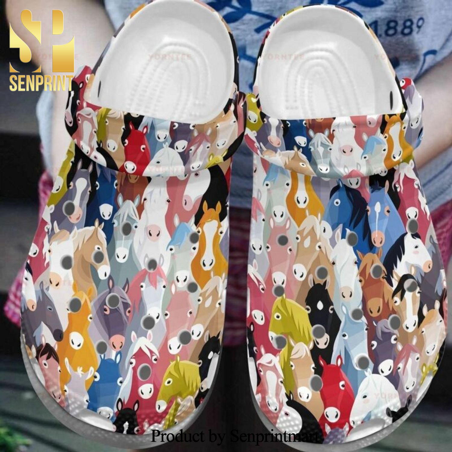 Horse Beautiful 2 Gift For Lover Hypebeast Fashion Crocs Crocband Clog