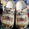 Horse Leather Full Printed Crocs Crocband