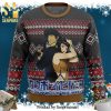 Spike Spiegel Anime Cowboy Bebop Knitted Ugly Christmas Sweater