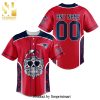NFL New England Patriots All Over Print Baseball Jersey