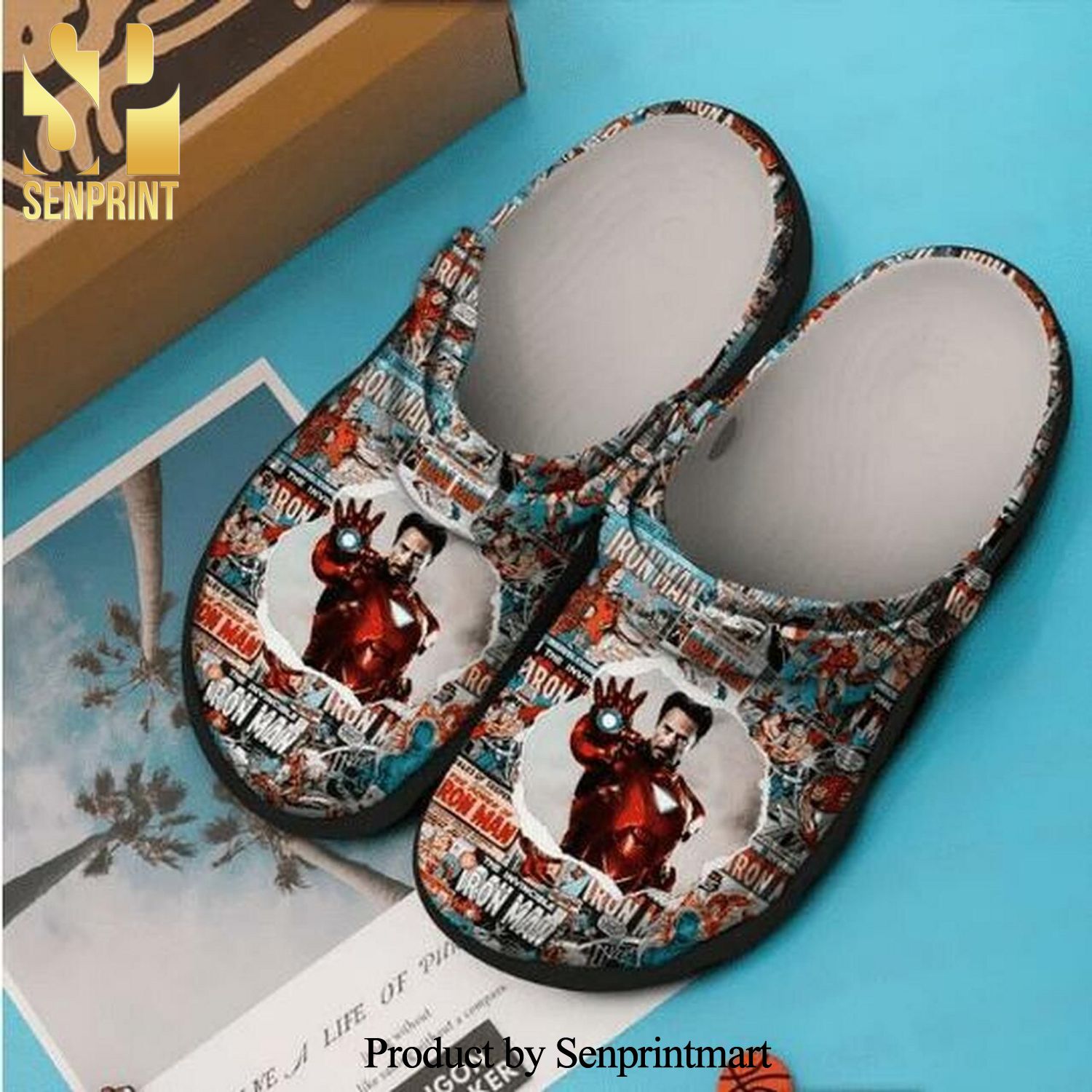 Iron Man Movies Personalized 202 Gift For Lover New Outfit Crocs Unisex Crocband Clogs