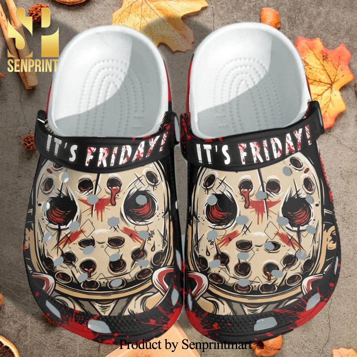 Its Friday Funny Jason Horror Halloween For Men And Women Gift For Fan Classic Water New Outfit Classic Crocs Crocband Clog