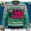 Squirtle Pokemon Poster Knitted Ugly Christmas Sweater