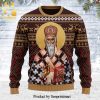 Stanley Hudson Basketball Secret Weapon The Office Knitted Ugly Christmas Sweater