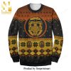 Star Trek Darmok And Jalad At Tanagra Snowflake Knitted Ugly Christmas Sweater – Black