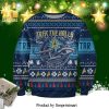 Star Trek The Halls Snowflake Knitted Ugly Christmas Sweater