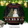 Star Wars Blue Knitted Ugly Christmas Sweater