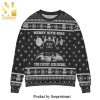 Shoot For The Stars Merry Christmas Knitted Ugly Christmas Sweater