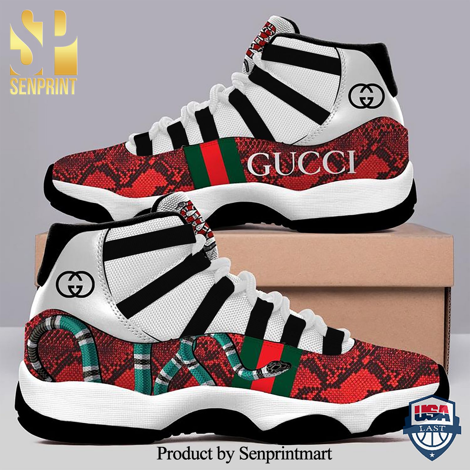 Gucci Best Combo 3D Air Jordan 11