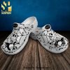 Jack Skellington Face Pattern Crocband Clogs Full Printed Unisex Crocs Crocband Clog