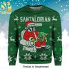 Starbucks Logo Christmas Pattern Knitted Ugly Christmas Sweater – Green