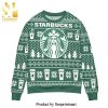 Star Wars the Santalorian And Baby Yoda Reindeer Knitted Ugly Christmas Sweater – Green