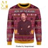 Stella Artois Beer Anno 1366 Knitted Ugly Christmas Sweater