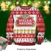 Stella Artois Beer Anno 1366 Knitted Ugly Christmas Sweater