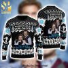 Step Brothers Prestige Worldwide Presents Boats ‘N Hoes Knitted Ugly Christmas Sweater – Black