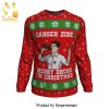 Sterling Archer Black Merry Drunk Im Christmas Knitted Ugly Christmas Sweater