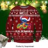 Stitch And Lilo Light Shape Knitted Ugly Christmas Sweater