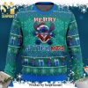 Stitch Mele Kalikimaka Premium Knitted Ugly Christmas Sweater