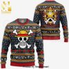 Straw Hat Pirates Manga Anime Knitted Ugly Christmas Sweater