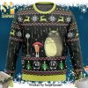 Studio Ghibli Main Characters Knitted Ugly Christmas Sweater