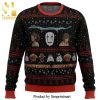 Studio Ghibli No Face Kaonashi Spirited Away Manga Anime Knitted Ugly Christmas Sweater