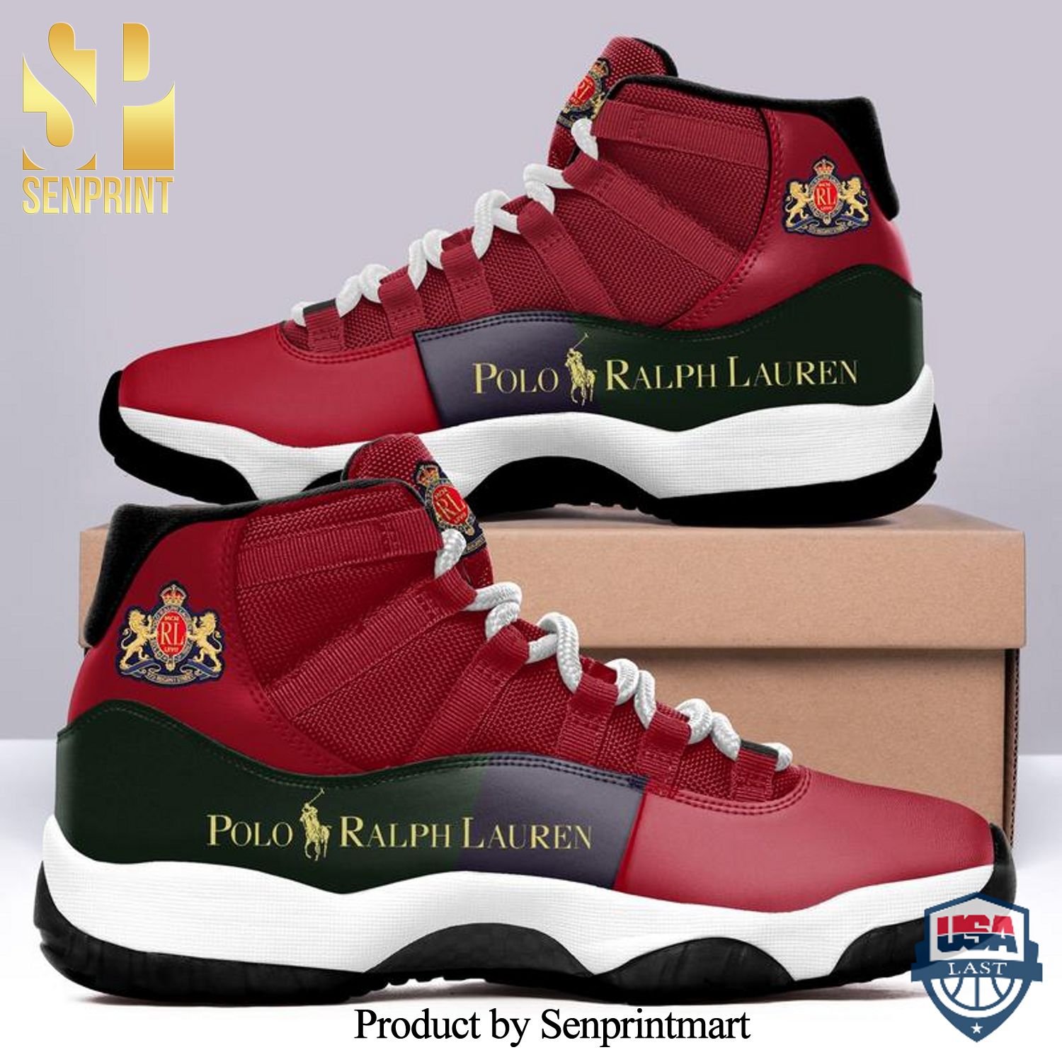 Ralph lauren logo sneaker Best Combo All Over Print Air Jordan 11