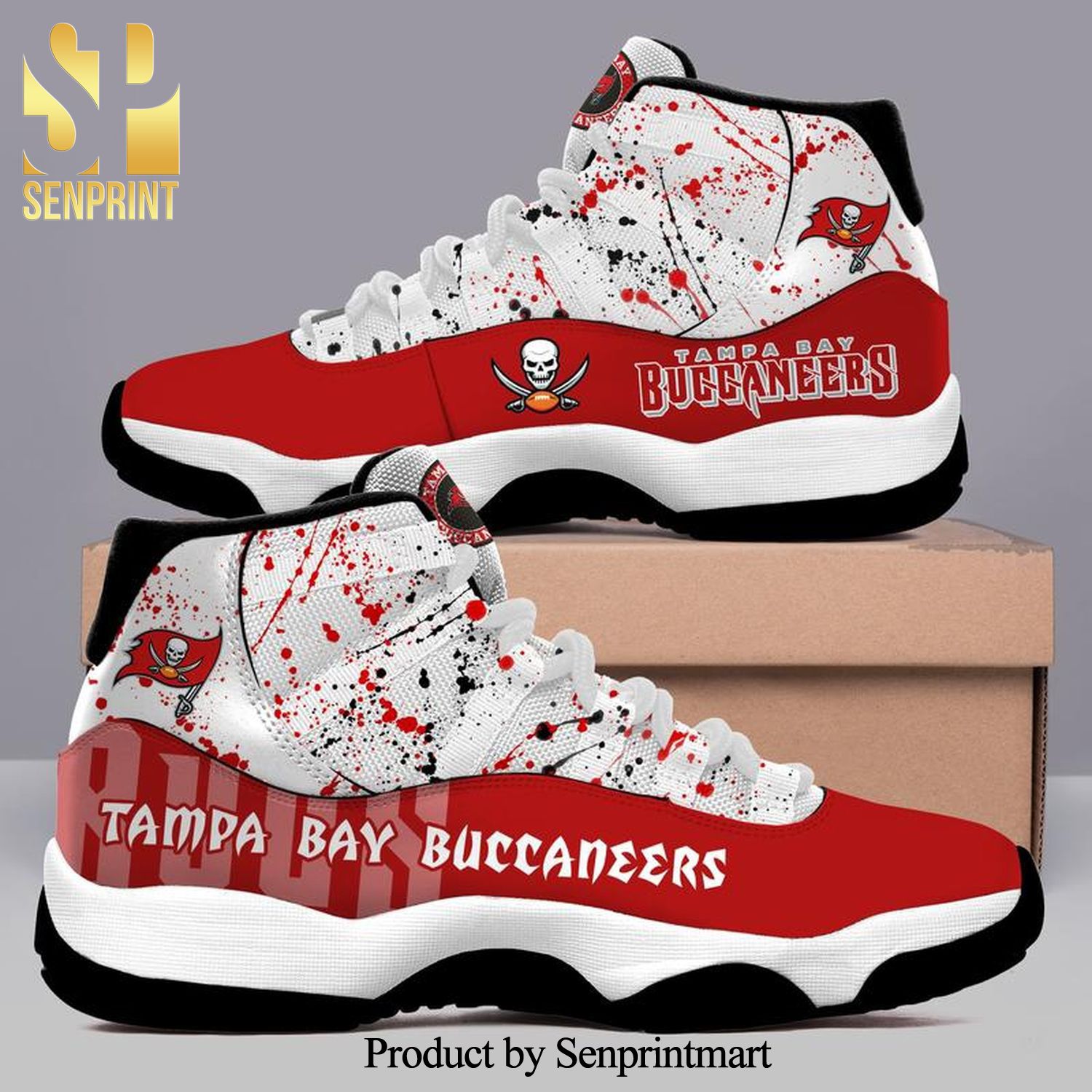 Tampa bay buccaneers football team Street Style All Over Print Air Jordan 11